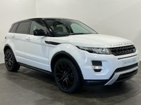 USED 2014 64 LAND ROVER RANGE ROVER EVOQUE 2.2 SD4 DYNAMIC 5d 190 BHP High Gloss Fuji White , Satin Black Alloy Wheels, Santorini Black Pack, Full Ebony Leather, Heated Seats, Premium Navigation