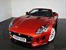 USED 2014 64 JAGUAR F-TYPE 3.0 V6 S 2d AUTO 380 BHP-1 OWNER CAR PLUS DEMO-ULTRA LOW MILEAGE-FINISHED IN ITALIAN RACING RED METALLIC-BLACK LEATHER UPHOLSTERY-DUAL CLIMATE CONTROL-BLUETOOTH-DAB RADIO-SATNAV-20