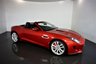 USED 2014 64 JAGUAR F-TYPE 3.0 V6 S 2d AUTO 380 BHP-1 OWNER CAR PLUS DEMO-ULTRA LOW MILEAGE-FINISHED IN ITALIAN RACING RED METALLIC-BLACK LEATHER UPHOLSTERY-DUAL CLIMATE CONTROL-BLUETOOTH-DAB RADIO-SATNAV-20