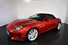 USED 2014 64 JAGUAR F-TYPE 3.0 V6 S 2d AUTO 380 BHP-1 OWNER CAR PLUS DEMO-ULTRA LOW MILEAGE-FINISHED IN ITALIAN RACING RED METALLIC-BLACK LEATHER UPHOLSTERY-DUAL CLIMATE CONTROL-BLUETOOTH-DAB RADIO-SATNAV-20