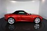 USED 2014 64 JAGUAR F-TYPE 3.0 V6 S 2d AUTO 380 BHP-1 OWNER CAR PLUS DEMO-ULTRA LOW MILEAGE-FINISHED IN ITALIAN RACING RED METALLIC-BLACK LEATHER UPHOLSTERY-DUAL CLIMATE CONTROL-BLUETOOTH-DAB RADIO-SATNAV-20