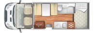 USED 2019 69 FORD ROLLER TEAM ROLLER TEAM ZEFIRO 690 AUTOMATIC 6 BERTH! 6 TRAVEL SEATS AUTO