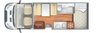 USED 2019 69 FORD ROLLER TEAM ROLLER TEAM ZEFIRO 690 AUTOMATIC 6 BERTH! 6 TRAVEL SEATS AUTO