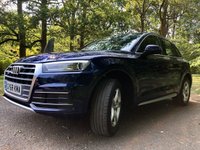 USED 2018 68 AUDI Q5 2.0 TFSI QUATTRO SPORT 5d AUTO 248 BHP 2 OWNER WITH FULL AUDI SERVICING //JUST SERVICED//ELECTRIC TOWBAR//STUNNING CONDITION\\POWER TAILGATE//FRONT REAR PARK SENSORS\\SATNAV\\KEYLESS\\HEATED LEATHER SEATS FULL AUDI SERVICING //JUST SERVICED//ELECTRIC TOWBAR//STUNNING CONDITION\\BEAUTIFULLY KEPT CAR///FACTORY ROOF BARS