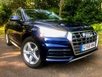 USED 2018 68 AUDI Q5 2.0 TFSI QUATTRO SPORT 5d AUTO 248 BHP 2 OWNER WITH FULL AUDI SERVICING //JUST SERVICED//ELECTRIC TOWBAR//STUNNING CONDITION\\POWER TAILGATE//FRONT REAR PARK SENSORS\\SATNAV\\KEYLESS\\HEATED LEATHER SEATS FULL AUDI SERVICING //JUST SERVICED//ELECTRIC TOWBAR//STUNNING CONDITION\\BEAUTIFULLY KEPT CAR///FACTORY ROOF BARS