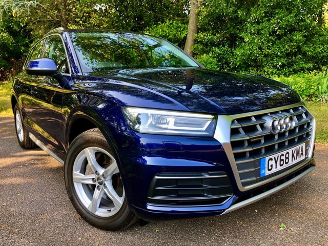 2018 68 Audi Q5 2.0 TFSI QUATTRO SPORT 5d AUTO 248 BHP 2 OWNER WITH FULL AUDI SERVICING //JUST SERVICED//ELECTRIC TOWBAR//STUNNING CONDITION\\POWER TAILGATE//FRONT REAR PARK SENSORS\\SATNAV\\KEYLESS\\HEATED LEATHER SEATS