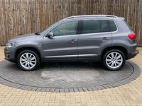 USED 2016 16 VOLKSWAGEN TIGUAN 2.0 MATCH EDITION TDI BMT 4MOTION DSG 5d 148 BHP Fitted tow bar + Automatic +Sensors