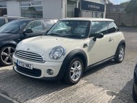 USED 2012 12 MINI HATCH ONE 1.6 ONE 3d 98 BHP VERY CLEAN + CHILI PACK
