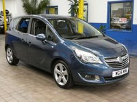 USED 2015 15 VAUXHALL MERIVA 1.6 CDTi 16V ecoFLEX Tech Line 5dr EURO 6. CAZ AND ULEZ COMPLIANT, &pound;35 ROAD TAX, MASSIVE MPG. LOW MILEAGE.