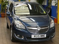 USED 2015 15 VAUXHALL MERIVA 1.6 CDTi 16V ecoFLEX Tech Line 5dr EURO 6. CAZ AND ULEZ COMPLIANT, &pound;35 ROAD TAX, MASSIVE MPG. LOW MILEAGE.