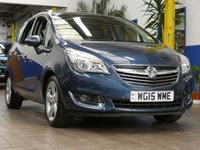 USED 2015 15 VAUXHALL MERIVA 1.6 CDTi 16V ecoFLEX Tech Line 5dr EURO 6. CAZ AND ULEZ COMPLIANT, &pound;35 ROAD TAX, MASSIVE MPG. LOW MILEAGE.