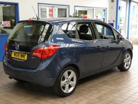 USED 2015 15 VAUXHALL MERIVA 1.6 CDTi 16V ecoFLEX Tech Line 5dr EURO 6. CAZ AND ULEZ COMPLIANT, &pound;35 ROAD TAX, MASSIVE MPG. LOW MILEAGE.