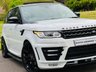 USED 2014 64 LAND ROVER RANGE ROVER SPORT 3.0 SDV6 AUTOBIOGRAPHY DYNAMIC LUMMA KIT OPEN PAN ROOF HEAT & COOL SEATS MERIDIAN SAT NAV REAR CAM STEPS HEATING & COOLING SEATS~MERIDIAN