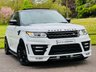 USED 2014 64 LAND ROVER RANGE ROVER SPORT 3.0 SDV6 AUTOBIOGRAPHY DYNAMIC LUMMA KIT OPEN PAN ROOF HEAT & COOL SEATS MERIDIAN SAT NAV REAR CAM STEPS HEATING & COOLING SEATS~MERIDIAN