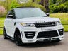 USED 2014 64 LAND ROVER RANGE ROVER SPORT 3.0 SDV6 AUTOBIOGRAPHY DYNAMIC LUMMA KIT OPEN PAN ROOF HEAT & COOL SEATS MERIDIAN SAT NAV REAR CAM STEPS HEATING & COOLING SEATS~MERIDIAN