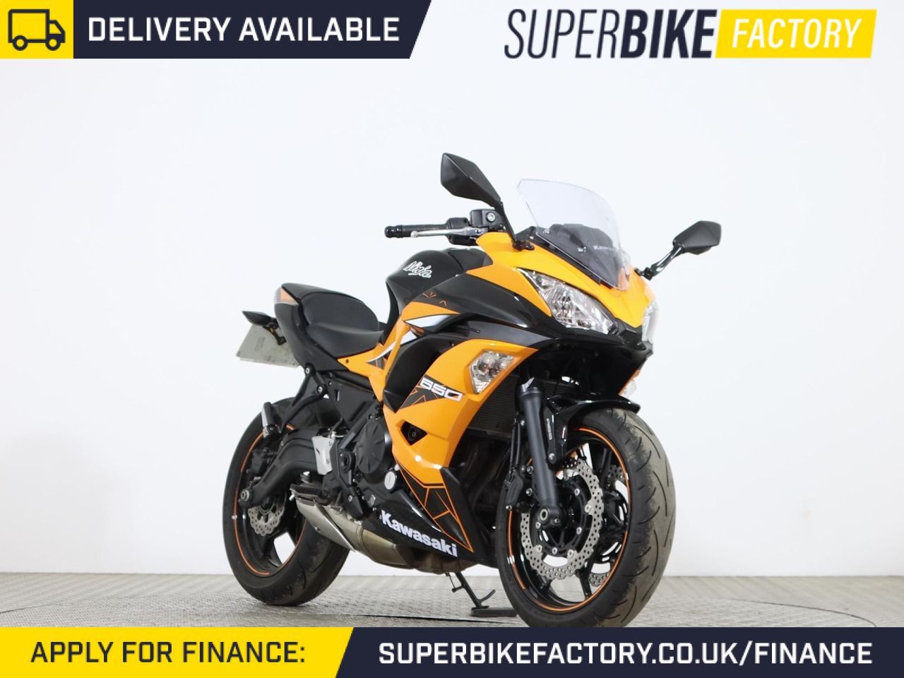 2019 KAWASAKI NINJA 650 ORANGE with 2611 miles Used Motorbikes Dealer