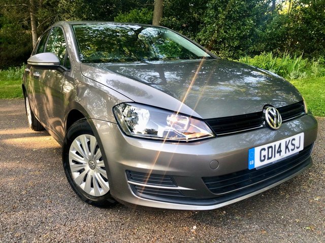 2014 14 Volkswagen Golf 1.2 S TSI BLUEMOTION TECHNOLOGY 5d 84 BHP ONLY 34,700 MILES//BLUETOOTH//DAB//FULL VW SERVICE HISTORY X8 STAMPS//X11 AIRBAGS//