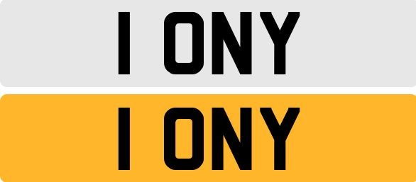 View our Number Plate Plate 