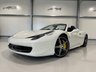 USED 2012 62 FERRARI 458 4.5 SPIDER DCT 2d 570 BHP 