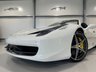 USED 2012 62 FERRARI 458 4.5 SPIDER DCT 2d 570 BHP 