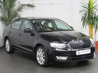 USED 2015 64 SKODA OCTAVIA 2.0 ELEGANCE TDI CR DSG 5d 148 BHP &pound;35 ROAD TAX SAT NAV PART LEATHER INTERIOR CRUISE CONTROL PARKING SENSORS 2 OWNERS FROM NEW