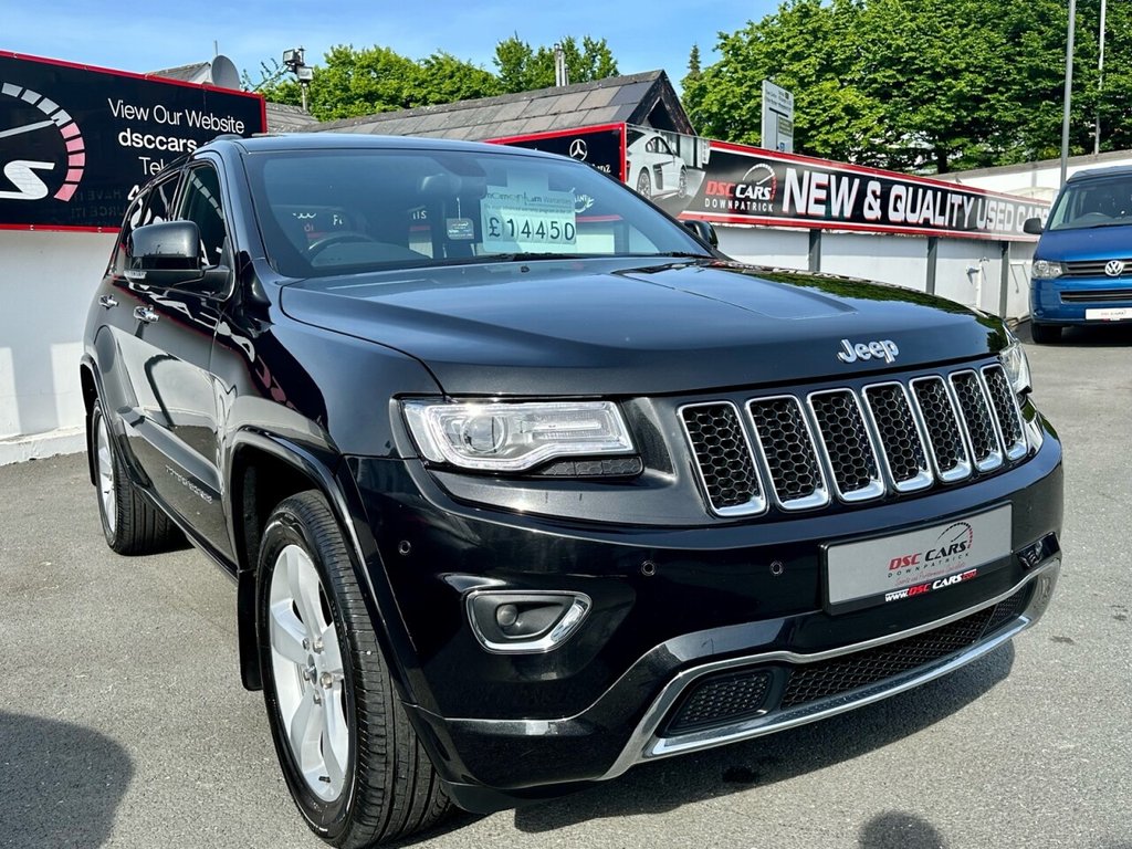 USED 2014 JEEP GRAND CHEROKEE 3.0 V6 CRD OVERLAND 5d 247 BHP VERY NICE SPEC,MUST BE SEEN
