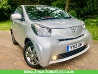 USED 2012 12 TOYOTA IQ 1.0 VVT-I IQ2 3d 68 BHP ONLY 1 RETIRED OWNER// FULL BLACK LEATHER//FACTORY FITTED SATNAV//REAR PARK SENSORS//ONLY \\ ONLY 22,500 MILES AND X9 TOYOTA DEALER SERVICES /LAST ONE DONE AT 19,900 MILES\\X9 AIRBAGS//KEYLESS ENTRY AND STARTING//ZERO ROAD TAX IQ2 3d 68 BHP FULL BLACK LEATHER//FACTORY FITTED SATNAV//REAR PARK SENSORS//ONLY 1 OWNER WITH ONLY 22,500 MILES AND X9 TOYOTA DEALER SERVICES /LAST ONE DONE AT 19,900 MILES\\X9 AIRBAGS//KEYLESS ENTRY AND STARTING