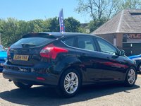 USED 2014 64 FORD FOCUS 1.6 TITANIUM NAVIGATOR TDCI 5d 113 BHP NAVIGATION + LEATHER + PARKING AID