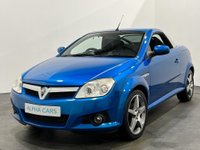 USED 2009 09 VAUXHALL TIGRA 1.4 EXCLUSIV 16V RED 2d 90 BHP Super Rare Low mileage 18108 Miles in Striking Antiqua Blue Metallic , Full Black  luxury leather pack, sports seats , 17" Diamond cut alloy wheels