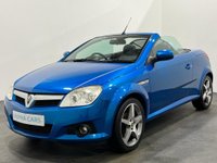 USED 2009 09 VAUXHALL TIGRA 1.4 EXCLUSIV 16V RED 2d 90 BHP Super Rare Low mileage 18108 Miles in Striking Antiqua Blue Metallic , Full Black  luxury leather pack, sports seats , 17" Diamond cut alloy wheels