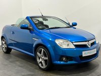 USED 2009 09 VAUXHALL TIGRA 1.4 EXCLUSIV 16V RED 2d 90 BHP Super Rare Low mileage 18108 Miles in Striking Antiqua Blue Metallic , Full Black  luxury leather pack, sports seats , 17" Diamond cut alloy wheels