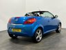 USED 2009 09 VAUXHALL TIGRA 1.4 EXCLUSIV 16V RED 2d 90 BHP Super Rare Low mileage 18108 Miles in Striking Antiqua Blue Metallic , Full Black  luxury leather pack, sports seats , 17" Diamond cut alloy wheels
