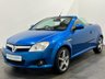 USED 2009 09 VAUXHALL TIGRA 1.4 EXCLUSIV 16V RED 2d 90 BHP Super Rare Low mileage 18108 Miles in Striking Antiqua Blue Metallic , Full Black  luxury leather pack, sports seats , 17" Diamond cut alloy wheels