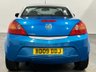 USED 2009 09 VAUXHALL TIGRA 1.4 EXCLUSIV 16V RED 2d 90 BHP Super Rare Low mileage 18108 Miles in Striking Antiqua Blue Metallic , Full Black  luxury leather pack, sports seats , 17" Diamond cut alloy wheels