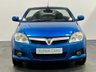 USED 2009 09 VAUXHALL TIGRA 1.4 EXCLUSIV 16V RED 2d 90 BHP Super Rare Low mileage 18108 Miles in Striking Antiqua Blue Metallic , Full Black  luxury leather pack, sports seats , 17" Diamond cut alloy wheels