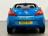 USED 2009 09 VAUXHALL TIGRA 1.4 EXCLUSIV 16V RED 2d 90 BHP Super Rare Low mileage 18108 Miles in Striking Antiqua Blue Metallic , Full Black  luxury leather pack, sports seats , 17" Diamond cut alloy wheels