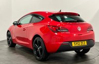 USED 2012 12 VAUXHALL ASTRA GTC 1.4 SRI S/S 3d 118 BHP Stylish SRI 1.4 3 Door ,  High Gloss Power red, Jet Black Leather pack, Sports Seats, 20" Satin Black Alloy wheels,