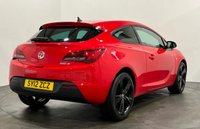 USED 2012 12 VAUXHALL ASTRA GTC 1.4 SRI S/S 3d 118 BHP Stylish SRI 1.4 3 Door ,  High Gloss Power red, Jet Black Leather pack, Sports Seats, 20" Satin Black Alloy wheels,