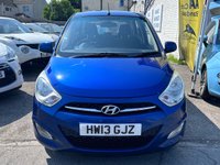 USED 2013 13 HYUNDAI I10 1.2 ACTIVE 5d 85 BHP COMES WITH GOOD SERVICE HISTORY AND A NEW MOT ON PURCHASE !! CHEAP AND ECONOMIC TO RUN WITH JUST &pound;20 ROAD TAX, 61 MPG AND GROUP 11 INSURANCE!! TIMING CHAIN RUN ENGINE PROVIDES PEACE OF MIND. KNOWN FOR ITS RELIABILITY THE i10 IS A VERY POPULAR CAR. COMES WITH GOOD SPEC INCLUDING  AIR CON,  ELECTRIC WINDOWS , CLOTH INTERIOR , CD/RADIO/AUX/USB, CENTRAL LOCKING ALLOY WHEELS , FRONT FOG LIGHTS, AND 2 KEYS  . WONT BE AROUND FOR LONG!