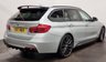 USED 2017 17 BMW 3 SERIES 2.0 320D M SPORT TOURING 5d 188 BHP Full Exterior Dynamic Sport Pack, Striking Glacier Silver Metallic, Black Dakota Leather, LED Lights