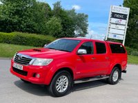 USED 2012 62 TOYOTA HI-LUX 3.0 INVINCIBLE 4X4 D-4D DCB 169 BHP CHOICES OF 4 HILUX IN STOCK !
