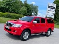 USED 2012 62 TOYOTA HI-LUX 3.0 INVINCIBLE 4X4 D-4D DCB 169 BHP CHOICES OF 4 HILUX IN STOCK !
