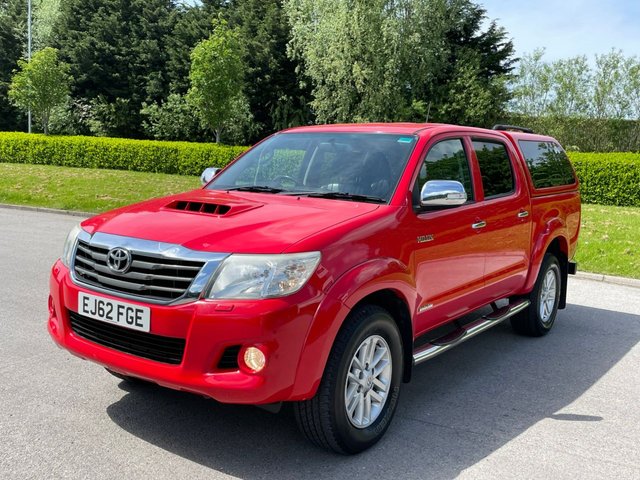 2012 62 Toyota HI-Lux 3.0 INVINCIBLE 4X4 D-4D DCB 169 BHP