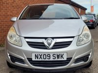 USED 2009 09 VAUXHALL CORSA 1.0 LIFE 3d 60 BHP 