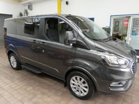 USED 2019 19 FORD TOURNEO CUSTOM 2.0 310 TITANIUM L1 4d 129 BHP RARE 7 SEAT WAV WHEELCHAIR ACCESIBLE VEHICLE FOR DISABILY ACCESS PROFESSIONAL CONVERSION GM COACHWORKS APP SAT NAV ANDROID APPLE CARPLAY