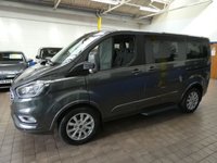 USED 2019 19 FORD TOURNEO CUSTOM 2.0 310 TITANIUM L1 4d 129 BHP RARE 7 SEAT WAV WHEELCHAIR ACCESIBLE VEHICLE FOR DISABILY ACCESS PROFESSIONAL CONVERSION GM COACHWORKS APP SAT NAV ANDROID APPLE CARPLAY