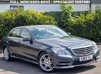 USED 2013 13 MERCEDES-BENZ E-CLASS E220 CDI AMG SPORT 2.1 BLUEEFFICIENCY S/S 4d 170 BHP MERCEDES SPECIALIST