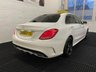 USED 2016 66 MERCEDES-BENZ C-CLASS 1.6 C200 D AMG LINE PREMIUM PLUS 4d 136 BHP FULLY LOADED|PAN ROOF|BURMESTER
