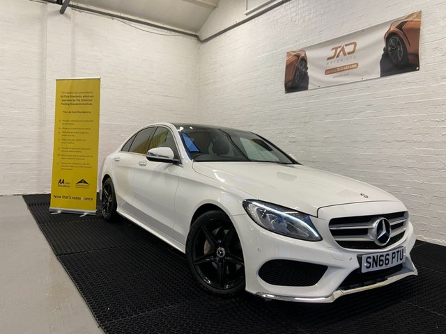 2016 66 Mercedes-Benz C-Class 1.6 C200 D AMG LINE PREMIUM PLUS 4d 136 BHP