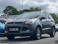 USED 2013 07 FORD KUGA 2.0 TITANIUM TDCI 5d 160 BHP PRIVCAY GLASS +   HALF LEATHER TRIM  +   REAR PARKING SENSORS +   INTELLIGENT AWD +   BLUETOOTH +   DAB RADIO +   DUAL ZONE CLIMATE CONTROL +   KEYLESS START +   17 INCH ALLOY WHEEL